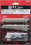 Rokuhan Z Gauge R056 Remote Turnout (right) 110MM R490MM 13 Deg + Trimmed. Fixed Price $33.86.