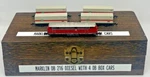 Z Scale Marklin Db 216 Locomotive And 4 Box Cars Set Custom Wood Case. Fixed Price $289.99.
