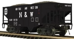 Mth 20-97386 Norfolk Western 2-BAY Fish Belly Hopper W/ Coal Load O-scale N&w. Fixed Price $69.95.