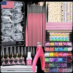 Teenitor Acrylic Fake Kit Press On Supplies Clear Coffin Tips. Fixed Price $30.56.