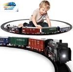 Christmas Train Set Toys For Kids, Track Locomotive Engine Battery Pow. Fixed Price $19.18.
