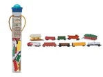 Safari Ltd 684104 Trains Locomotive Wagon Station (10 Minifigures) Series Theme. Fixed Price $16.26.