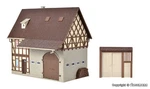 Vollmer 43731 Scale Series With Frame: Farmhouse Barn And Gate. Fixed Price $48.96.