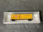 Micro Trains Z Scale Wabash Valley 50' Rib Side Single Door Box Car. Fixed Price $39.99.