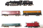 Z Marklin Mini-club 81466 Burlington Route Freight Set (110V Tested) 5-POLE #5. Fixed Price $469.95.