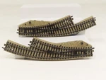 Marklin 5140 Ho Vintage M-track Pair Of Curved Switches Ln 12835. Fixed Price $38.24.