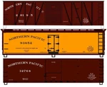 Accurail 8144 40' 3 Pak Sheathed Wood Reefer Boxcar Mtl End Yellow Oxide Red. Fixed Price $57.75.