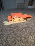 Kibri Z Scale Train Station Rodach With Loading Dock Fully Assembled. Fixed Price $44.99.