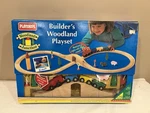 1996 Vintage Playskool Builders Woodland Playset Train #29601 Hasbro. Fixed Price $45.00.