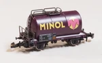 8203 Marklin Z-scale Minol Petroleum Oil Tank Car, East German, Dr, Clear Box. Fixed Price $44.09.