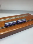(2) Marklin Z-scale Mini-club 2451A Nostalgia Cars (blue). Fixed Price $49.99.