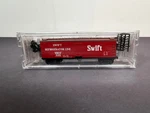 Micro Trains Scale 49400 Wood Reefer Swift Refrigerator Line Srlx 5193. Fixed Price $16.50.