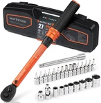 1/4 Inch Drive Click Torque Wrench, 27 Pcs Bike Set Double Scale (. Fixed Price $55.54.