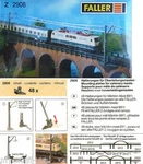 Z-scale 48 Mounting Plates For Catenary Mast Bridges By Faller 282908. Fixed Price $21.95.