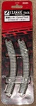 Rokuhan R003 Classic Track Curved Wooden Design Ties R170MM 45 Degree X4 Pieces. Fixed Price $12.95.