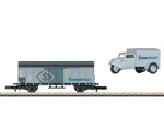 80028 Marklin Z-scale , Car And 3 Wheel Truck Museumwagen 2017 New Box. Fixed Price $134.10.