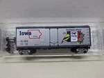 Micro Trains Iowa State 40' Standard Box Car # 1846 Scale. Fixed Price $16.00.
