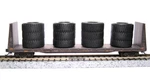 Scale Micro-trains #054 52 420 Northwestern Oklahoma Rr 61' Flat Car Weathered. Fixed Price $32.93.