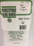 Evergreen Scale Models Styrene Sheet Clear 6 X 12IN 15.2 30.5CM .015IN 9007. Fixed Price $7.98.