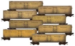 Micro-trains Mtl N-scale Fruit Growers Express Wood Reefers 'weathered' 8-PACK. Fixed Price $199.99.