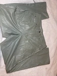 American Eagle Lacquered Womens Faux Leather Pants Super High Rise Straight 14. Fixed Price $20.00.