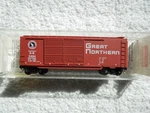 Scale Micro Trains Great Northern 40' Double Door Standard Boxcar #23210. Fixed Price $14.99.