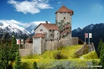 36402 Kibri Z Gauge Castle Wildenstein. Fixed Price $49.99.