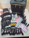Nail Kit Bag, Polygels, Files, Lamps, Polish, Forms, &more. Fixed Price $100.00.