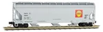 Mtl Micro-trains 094 00 210 Shell Oil Company 3 Bay Covered Hopper #4604. Fixed Price $25.84.