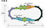 Rokuhan Track Layout Plan "m" Complete Set (18.8" X 9.0"). Fixed Price $614.25.