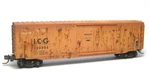 Scale Micro-trains Mtl #038 44 540 Illinois Central Gulf 50' Boxcar Weathered. Fixed Price $33.95.