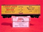 Mtl 49470 U.r.t.c. 'land Of Lakes' (RED)40' Wood Reefer #10134 'mint' N-scale. Fixed Price $44.95.