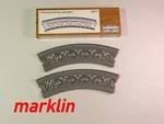 Marklin #8977 Z-scale. (2) Curved Ramp Sections. Radius 145MM. Price Reduced!. Fixed Price $12.49.