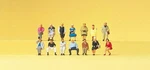 Scale Passengers Seated (14) Figure Set Preiser 79199. Fixed Price $43.26.