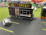 Food Trailer Kit, Taco Express Ho Scale For Model Train Layout Diorama. 1:87. Fixed Price $35.00.