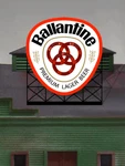Ballantine Larger Beer Animated Billboard Sign Ho-scale By Miller Engineering. Fixed Price $30.99.
