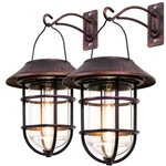Solar Lantern Outdoor Hanging Lights Waterproof Metal Garden. Fixed Price $56.72.