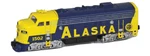 Azl 63011-2 Z-scale Alaska Railroad Arr F7A Locomotive #1502 New & Tested. Fixed Price $219.99.