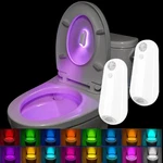 2 Pack Toilet Night Motion Sensor Activated Rechargeable Rgb Bowl Lighting. Fixed Price $22.95.