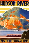 Ny Hudson River Central Lines Train Railroad Valley Travel Poster 12X18. Fixed Price $14.99.