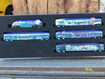 Z Scale American Lines Coaster Graffiti Diesel. Locomotives Dcc Rare And Led. Fixed Price $350.00.