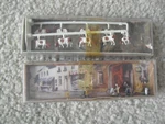 Lot Of Vintage Scale Merten Figures Boxes 2407 10 Cattle And 2264 3 Work. Fixed Price $25.00.