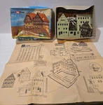 Kibri Scale Model Kit 2 Houses On The Wall Schwabisch #7146 Open Box Complete. Fixed Price $31.45.