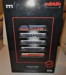 Marklin Mini Club Z Scale #8135 ,euro Loco 4-6-2 & Passenger Cars,(nib). Fixed Price $389.95.