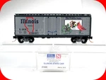 Scale **illinois** Prairie State 40' Box Car, 1818 -micro Trains 21320 *new. Fixed Price $57.95.