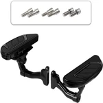 For Harley Road King Glide 1994-2025 Passenger Rear Black Footboards W/ Mounts. Fixed Price $129.00.
