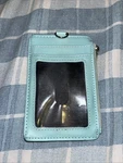 Elv Badge Holder With Zipper, Pu Leather Id Card Wallet-k. Fixed Price $7.50.