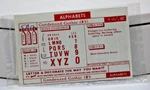 Champ Decals Ho Scale Alphabet & Numeral Set L-88 Condensed Gothic, Black, 3/32. Fixed Price $9.99.