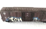 Scale Micro-trains Box Car Graffitied/hand-weathered Bnsf. Fixed Price $39.00.