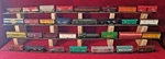 Scale Box Car Assorted Up Co Wm Nyc Sf Pfe Bc Rg Sp Ri Gn Sold Individually,. Fixed Price $17.04.